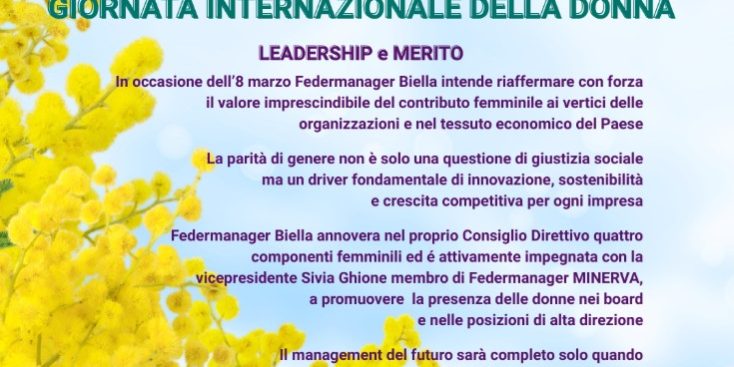 8 MARZO - FESTA INTERNAZIONALE DELLE DONNE